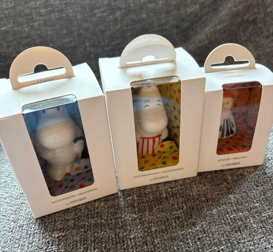 ＊ARABIA ムーミン　フィギュア　陶器　パパ/ママ/ミィ＊
