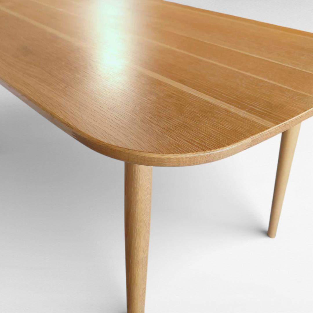 【美品】無印良品 オーク材テーブル 幅150 ダイニングテーブル