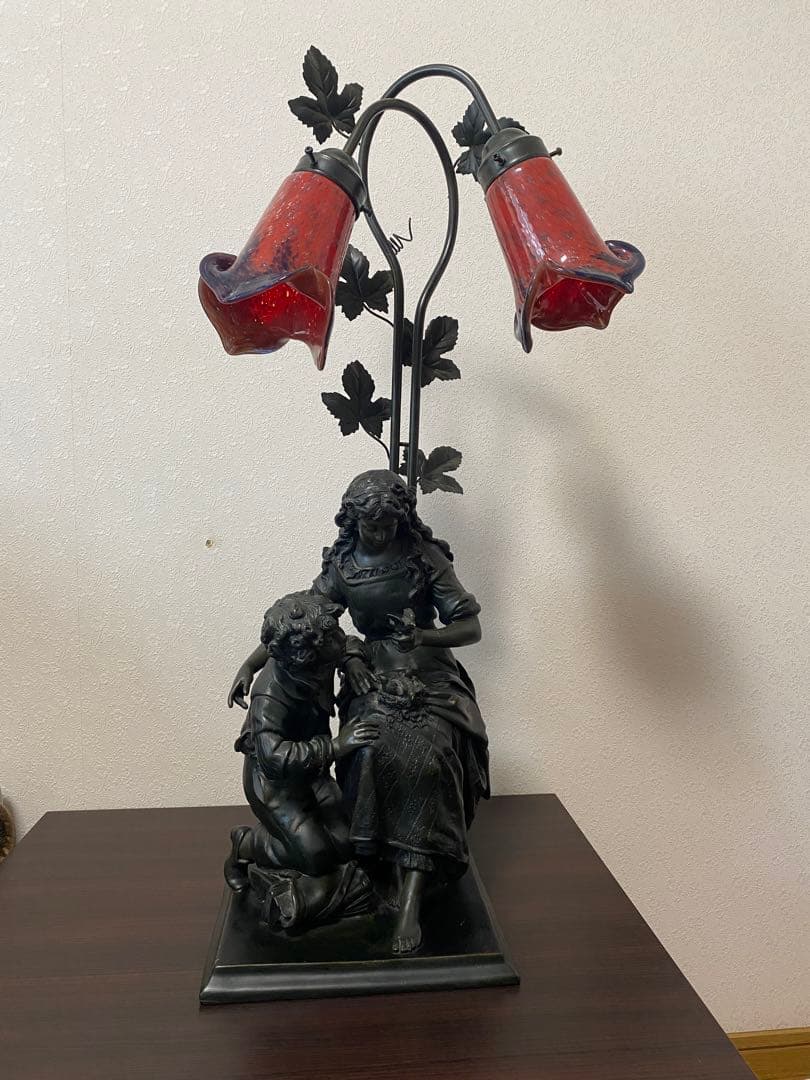再々値下げ！アンティーク調置物ランプ