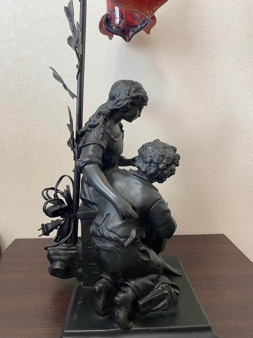 再々値下げ！アンティーク調置物ランプ