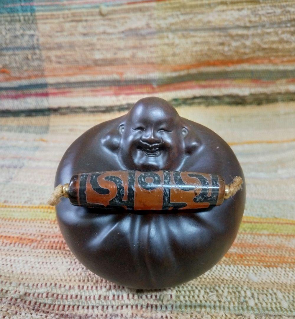 361天珠　蓮師法器天珠　紅玉髄　dzibeads！