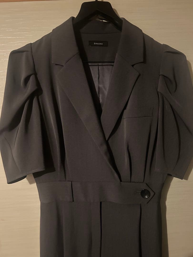 anuans アニュアンス　大人気完売　テーラードオールインワン