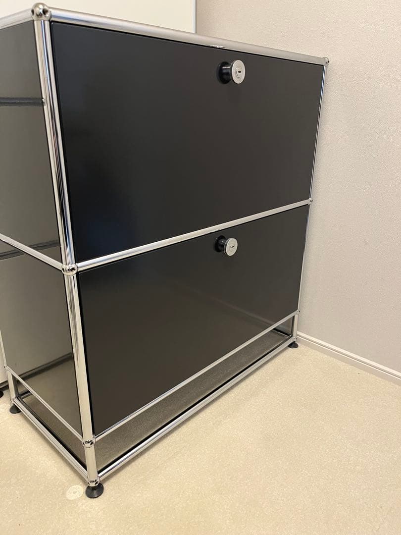 USMハラー キャビネット サイドボード グラファイトブラック