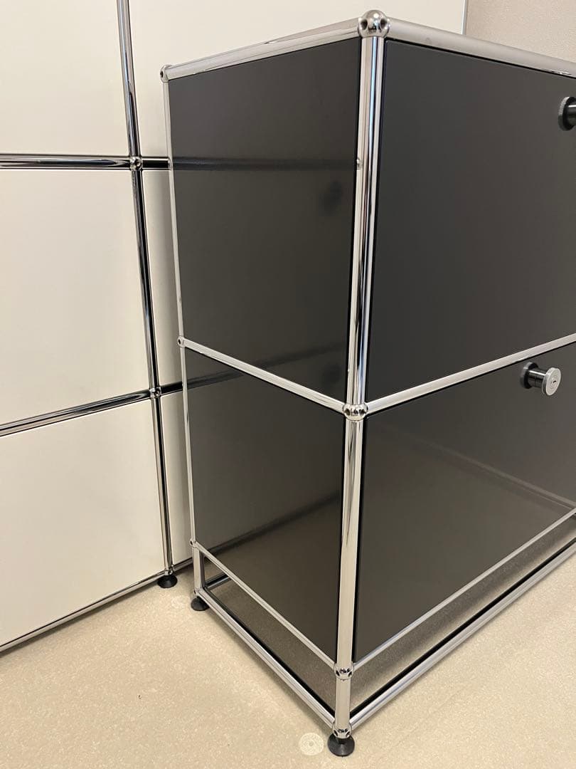 USMハラー キャビネット サイドボード グラファイトブラック