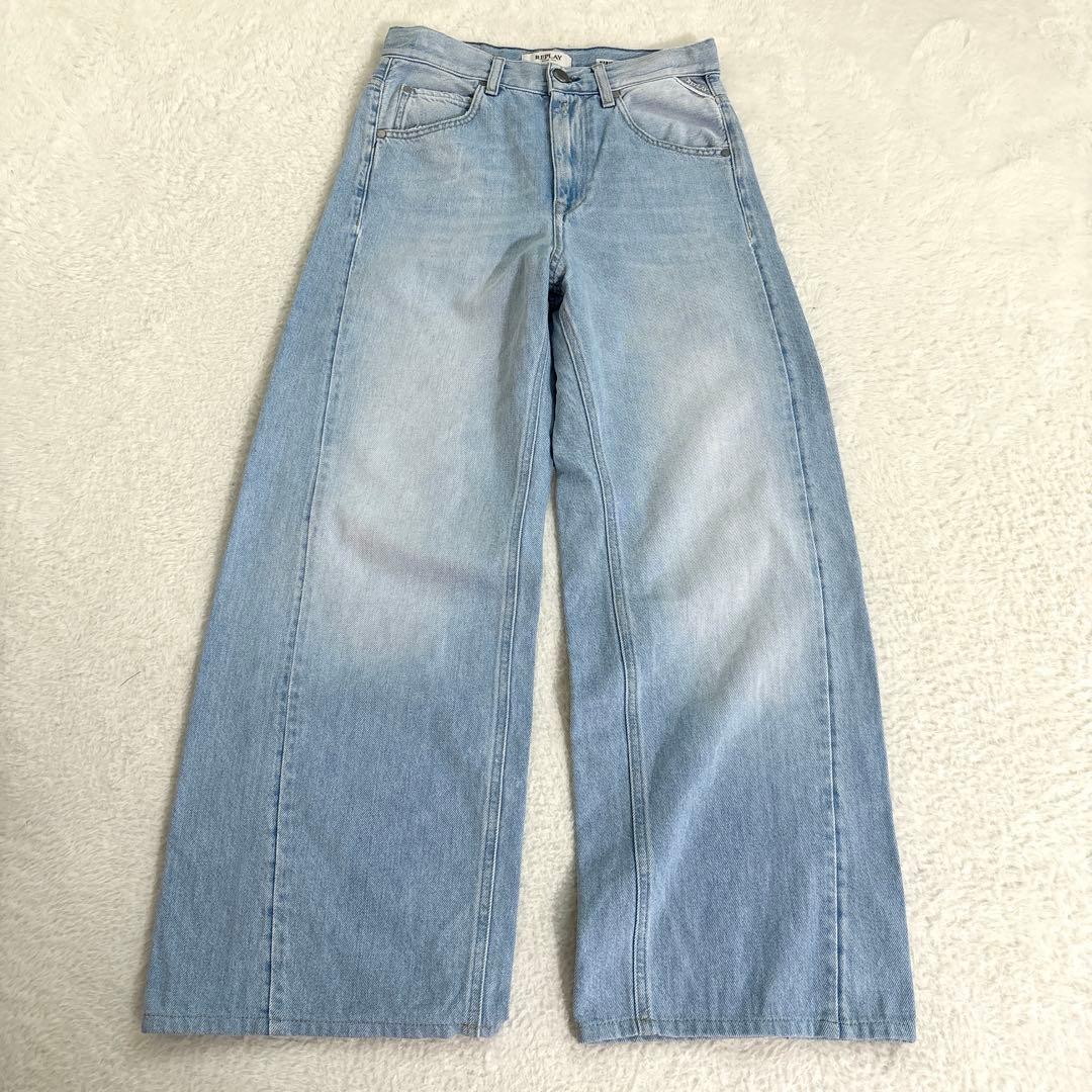 REPLAY バギーフィットNARJAテンセルコットンデニム 定価3.5万