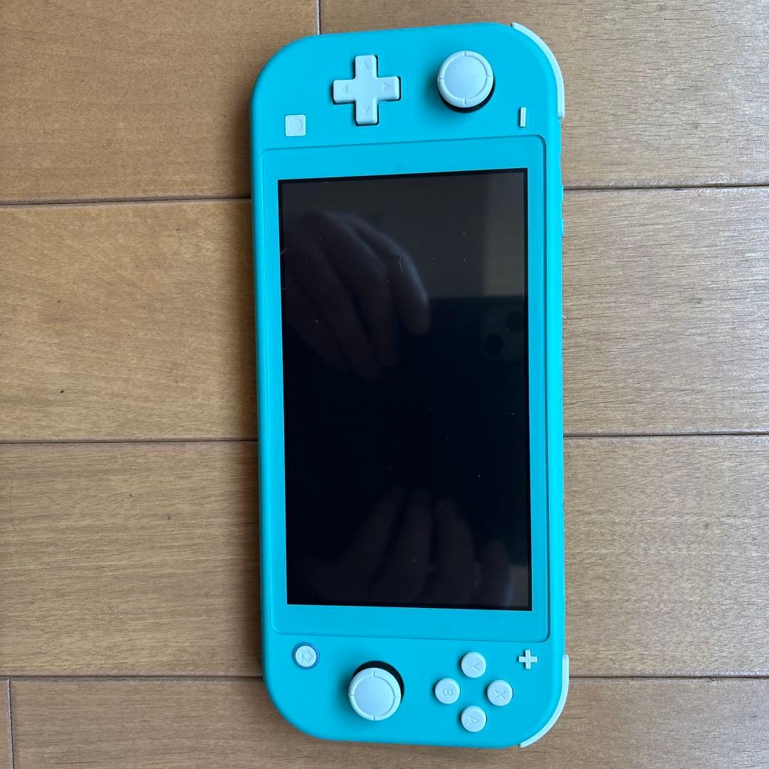 Nintendo Switch Lite ターコイズ　電源ケーブル、箱有り