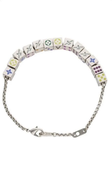 【限定出品】Louis Vuitton ダイスシルバーブレスレット