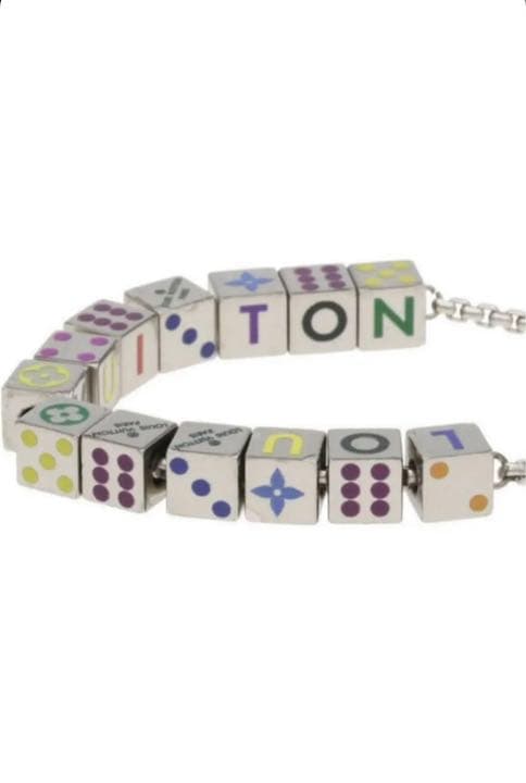 【限定出品】Louis Vuitton ダイスシルバーブレスレット