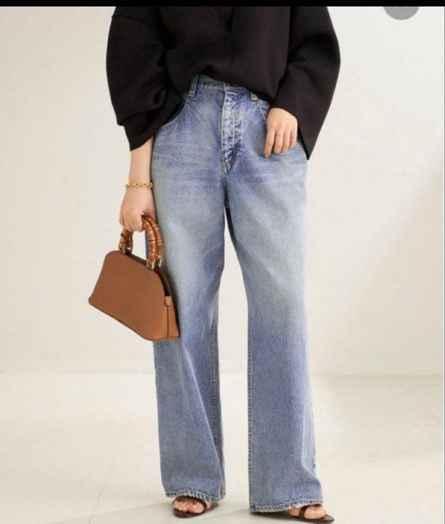 Plage RIAM WIDE デニム　ブルー