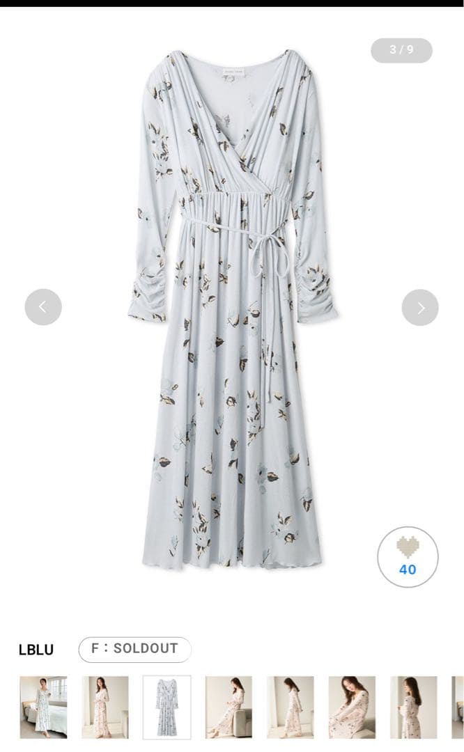 SNIDEL  フラワープリントワンピース　新品タグ付き