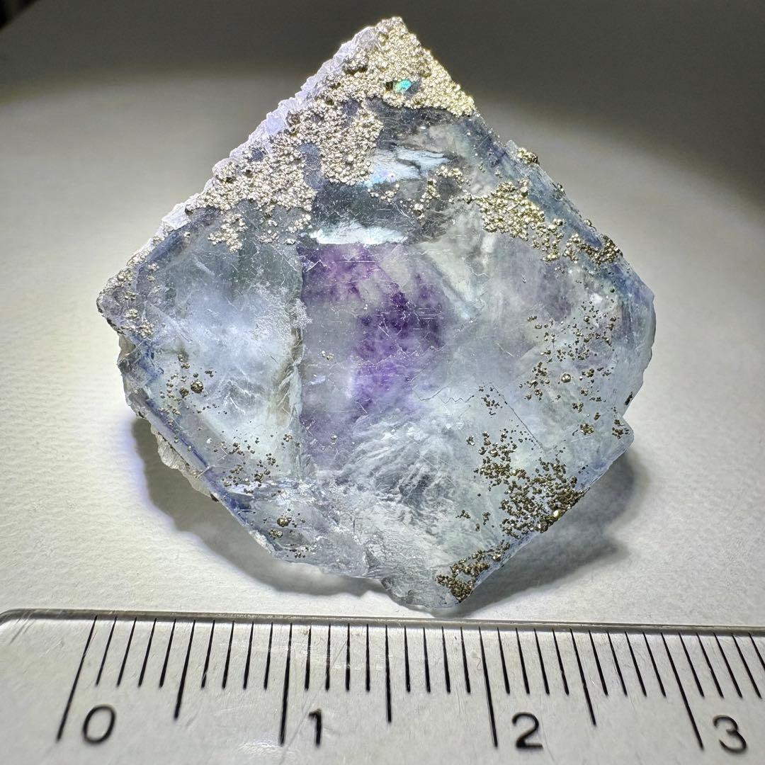 478 中国　ヤオガンシャン産　フローライト&パイライト