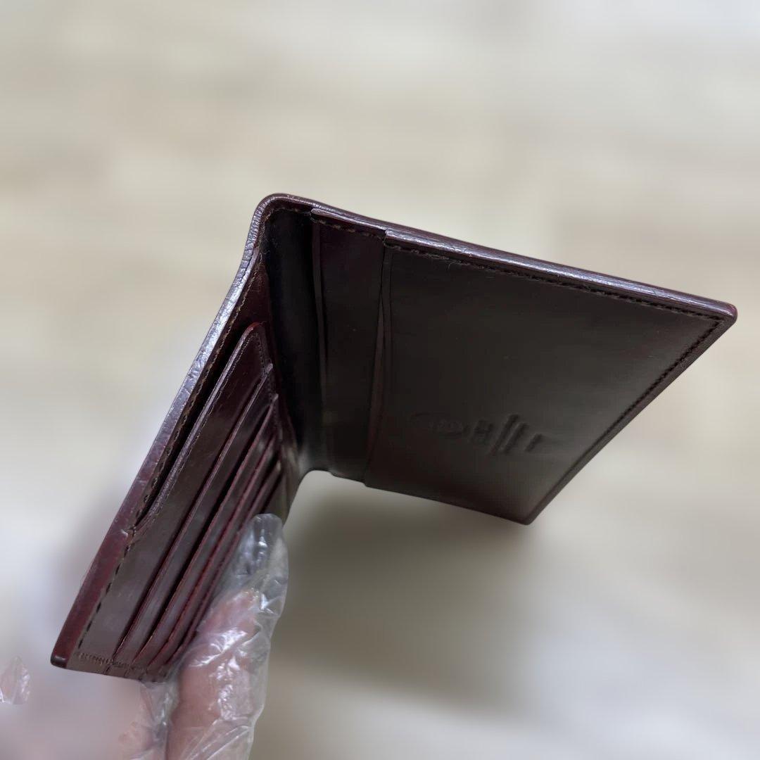 SHELL CORDOVAN シェルコードバン 2マチ無し 長財布　ganzo