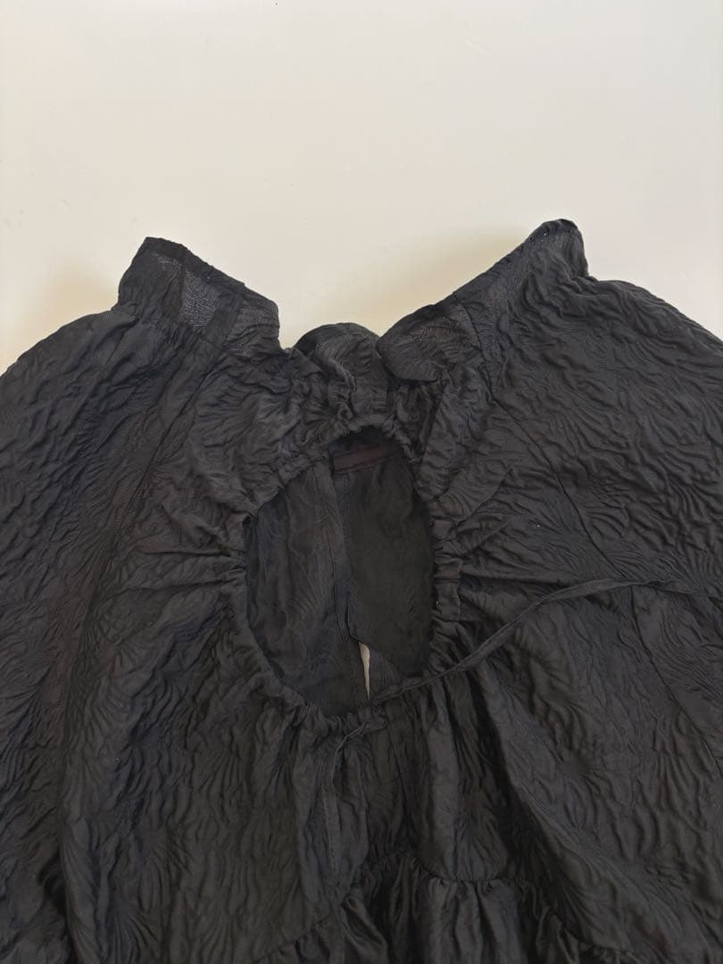 Ameri BUMPY VOLUME MINI DRESS 美品