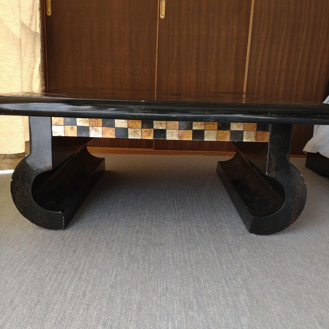 近代アートな木製テーブル　アンティーク レトロ　希少価値