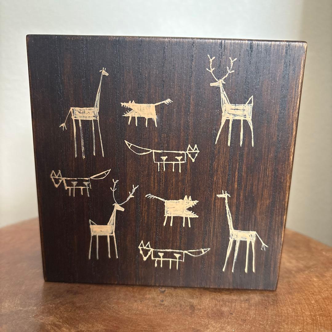 桐箱　拭きうるし仕上げ