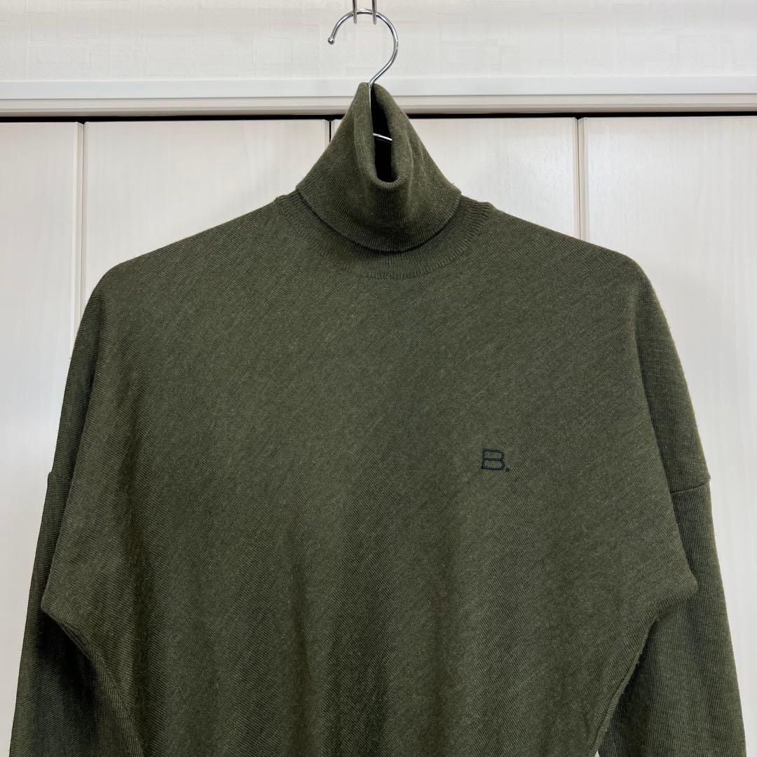 BALENCIAGA AW2005 B刺繍 バイアスニットトップス セーター