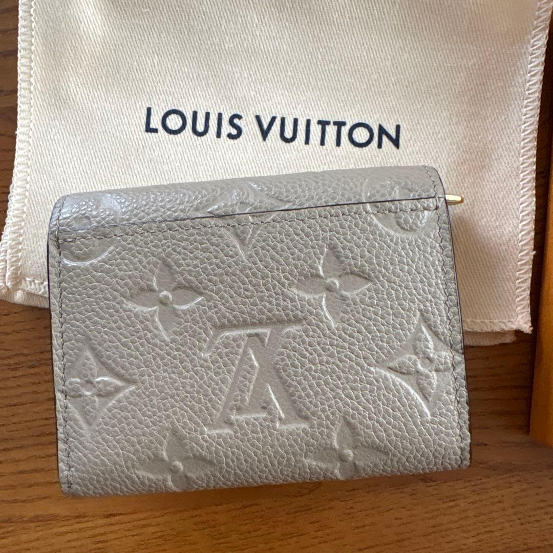 Louis Vuitton グレー 三つ折り財布 保存袋付き