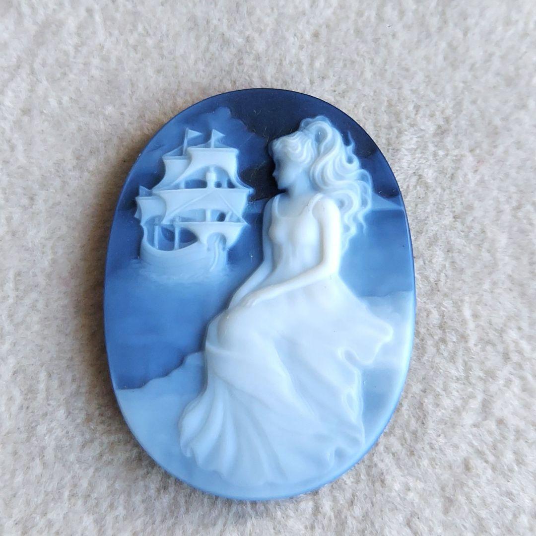 女性の思い　ストーン　カメオ　ルース