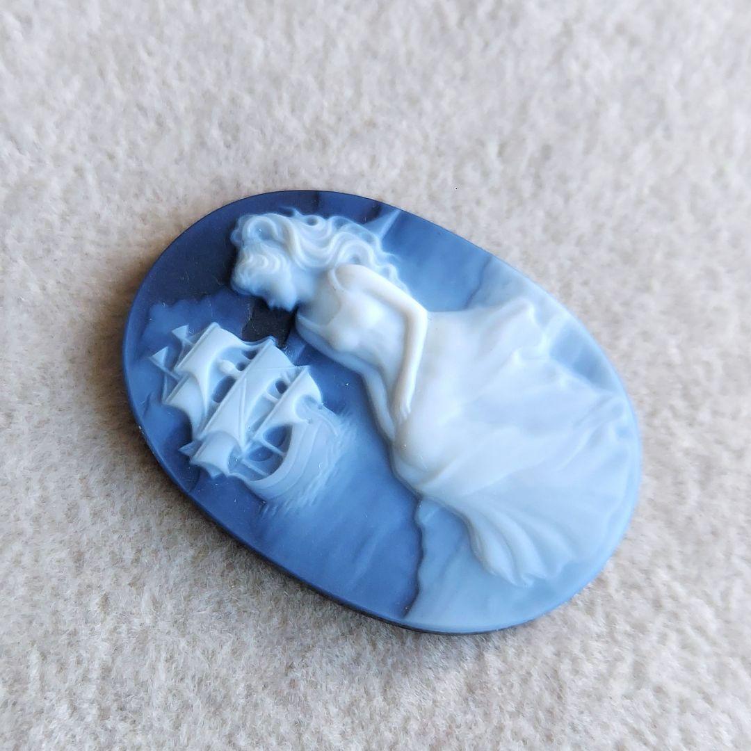 女性の思い　ストーン　カメオ　ルース