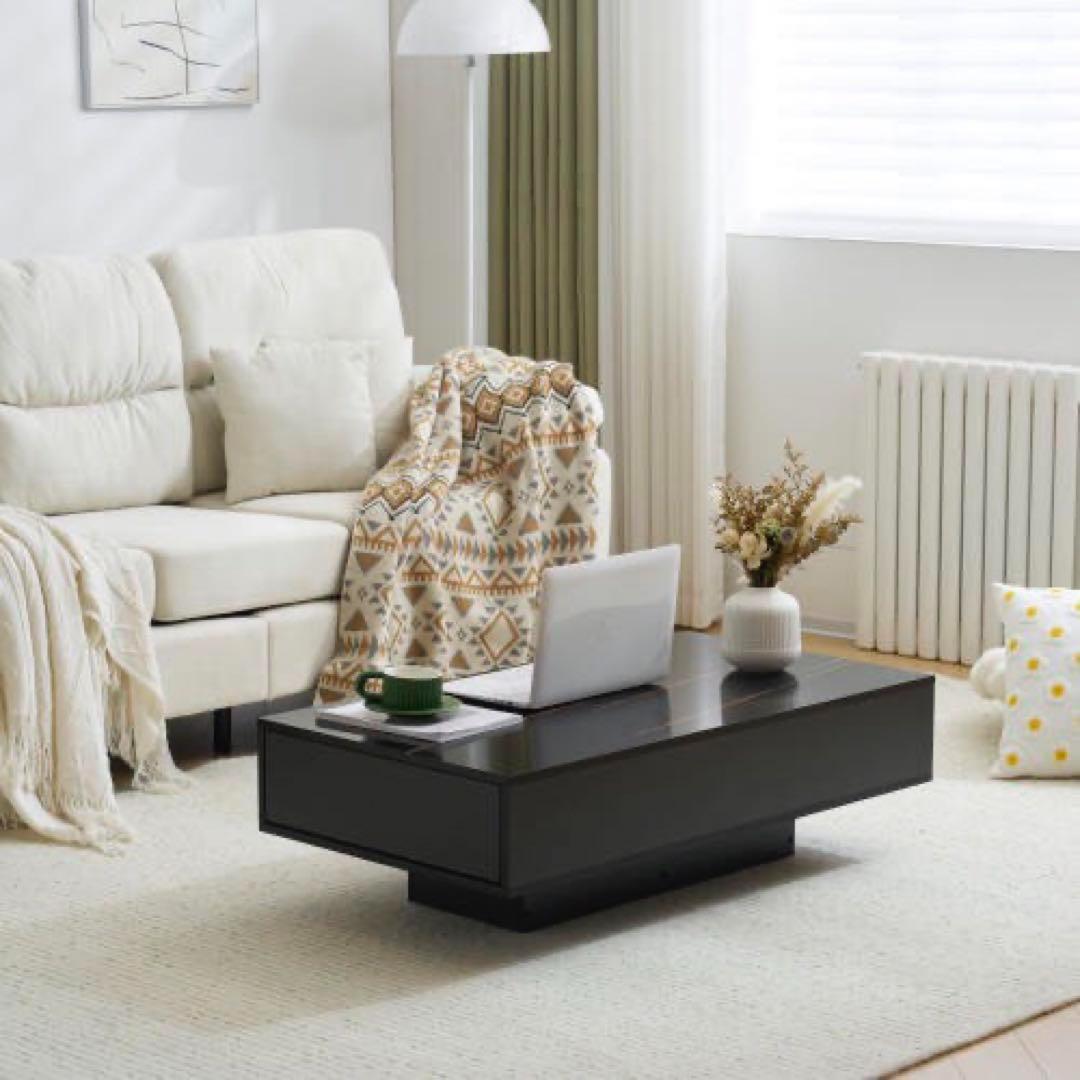 ローテーブル 収納付き テーブル パソコンテーブル センターテーブル