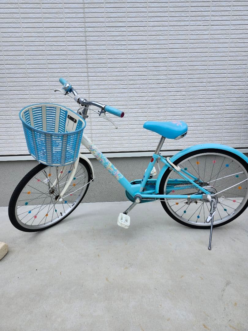 兵庫県　ブリヂストン　エコパル　22インチ　子供用自転車 ブルー