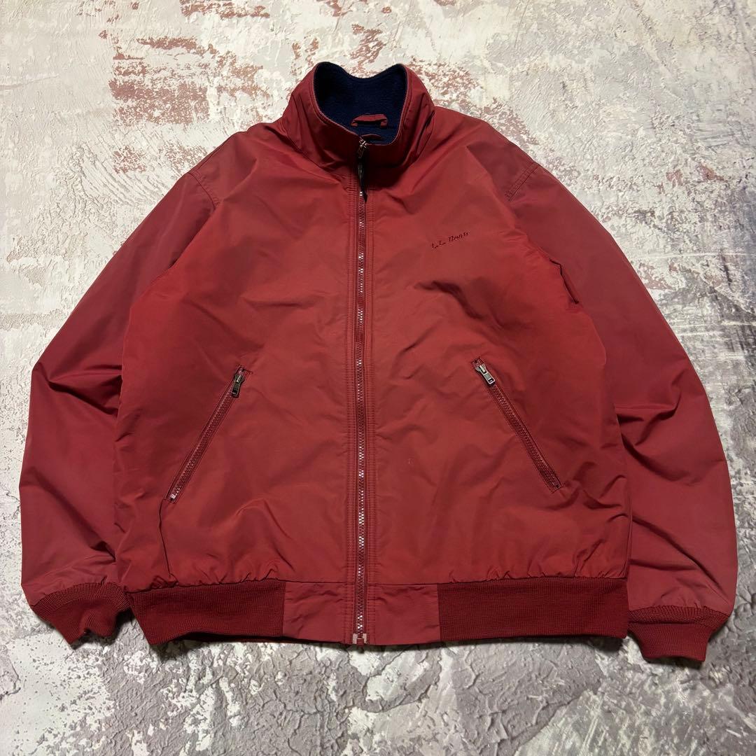 L.L. Bean エルエルビーン ウォームアップジャケット バーガンディ M