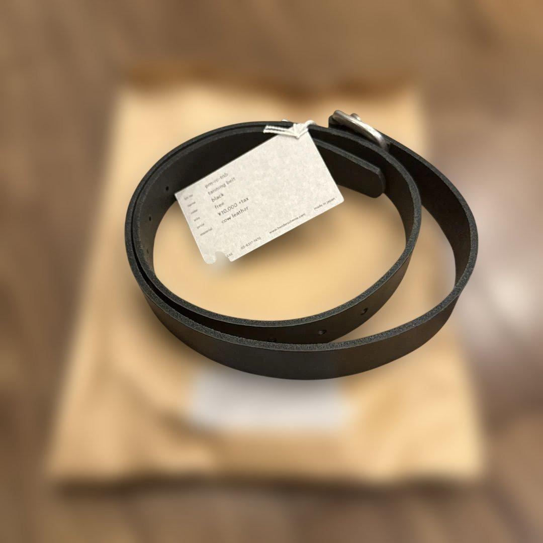 エンダースキーマ/タンニングベルト/ブラック/未使用