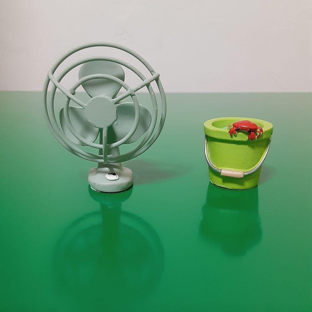 コンコンブル　カニ　バケツ　扇風機