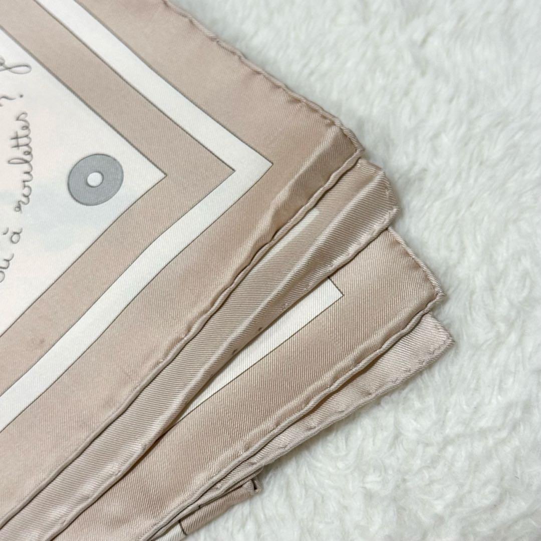 未使用美品✨HERMES エルメス カレ90 スカーフ 大判 【お馬の話をして】