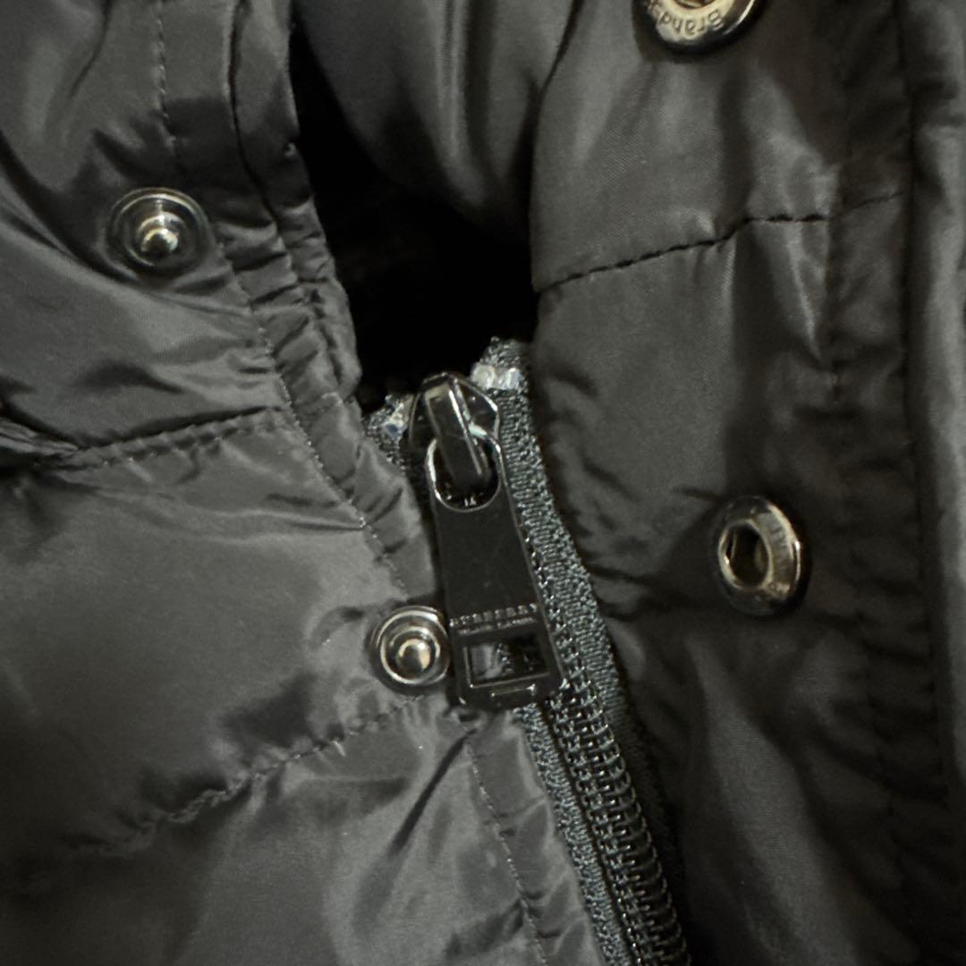 美品 バーバリー 2WAY ダウンジャケット ダウンベスト ブラック