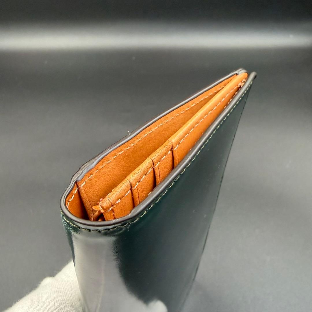 シェルコードバン ROCADO ロカド 二つ折り 長財布 財布 小銭入れ 馬革