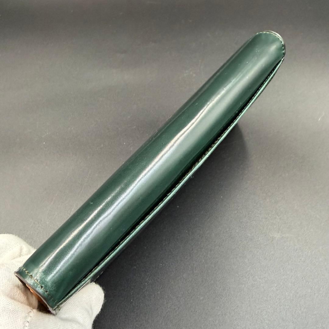 シェルコードバン ROCADO ロカド 二つ折り 長財布 財布 小銭入れ 馬革