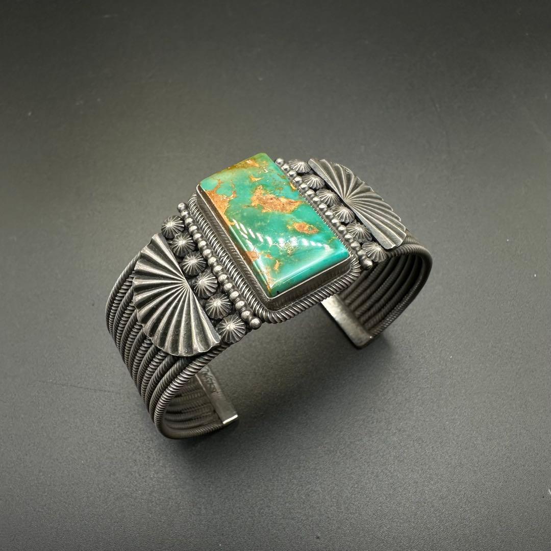 Navajo Stanley Parker パイロットマウンテン　バングル