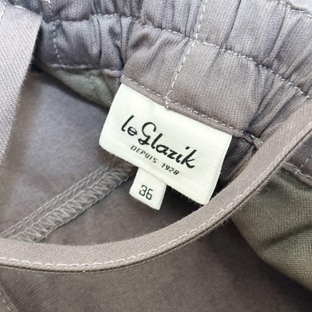 未使用 ルグラジック ロング丈 ワンピース サロペットスカート 綿 グレー