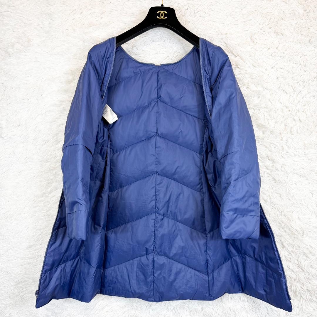 【美品】ICB トレンチコート ダウン 脱着可能ライナー付 ネイビー 11号