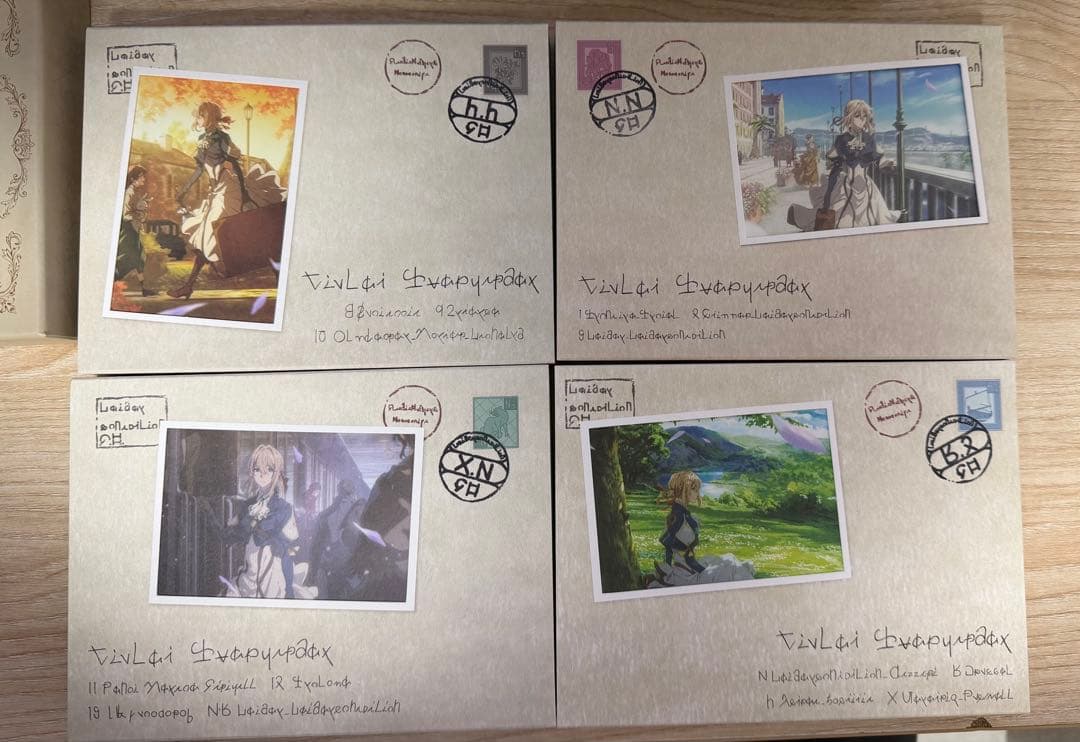 DVDヴァイオレット・エヴァーガーデン 初回4巻セット　 特典BOX