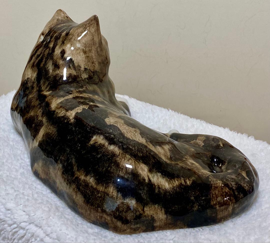 サイズ6 ウィンスタンレイキャット ケンジントンキャット　横たわり猫　貫入無し