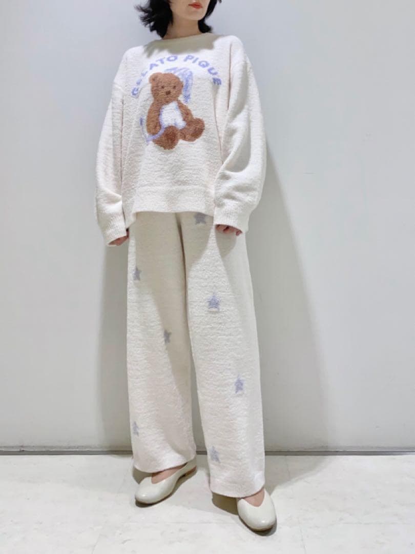 ジェラートピケ GOOD NIGHT BEARプルオーバー&ロングパンツ 新品