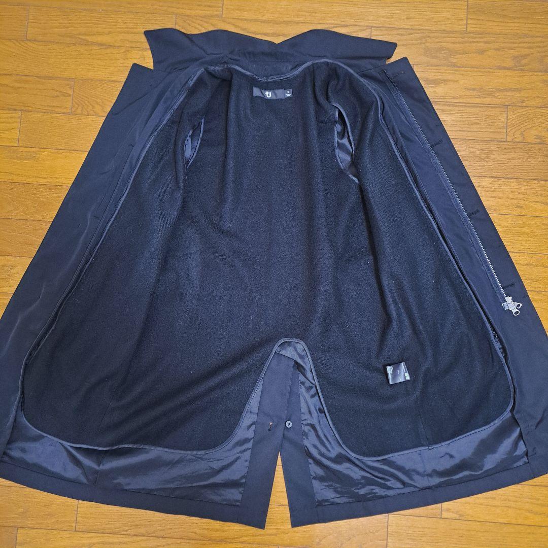 【レア早い者勝ち】ユニクロ+J ステンカラーコート 黒M