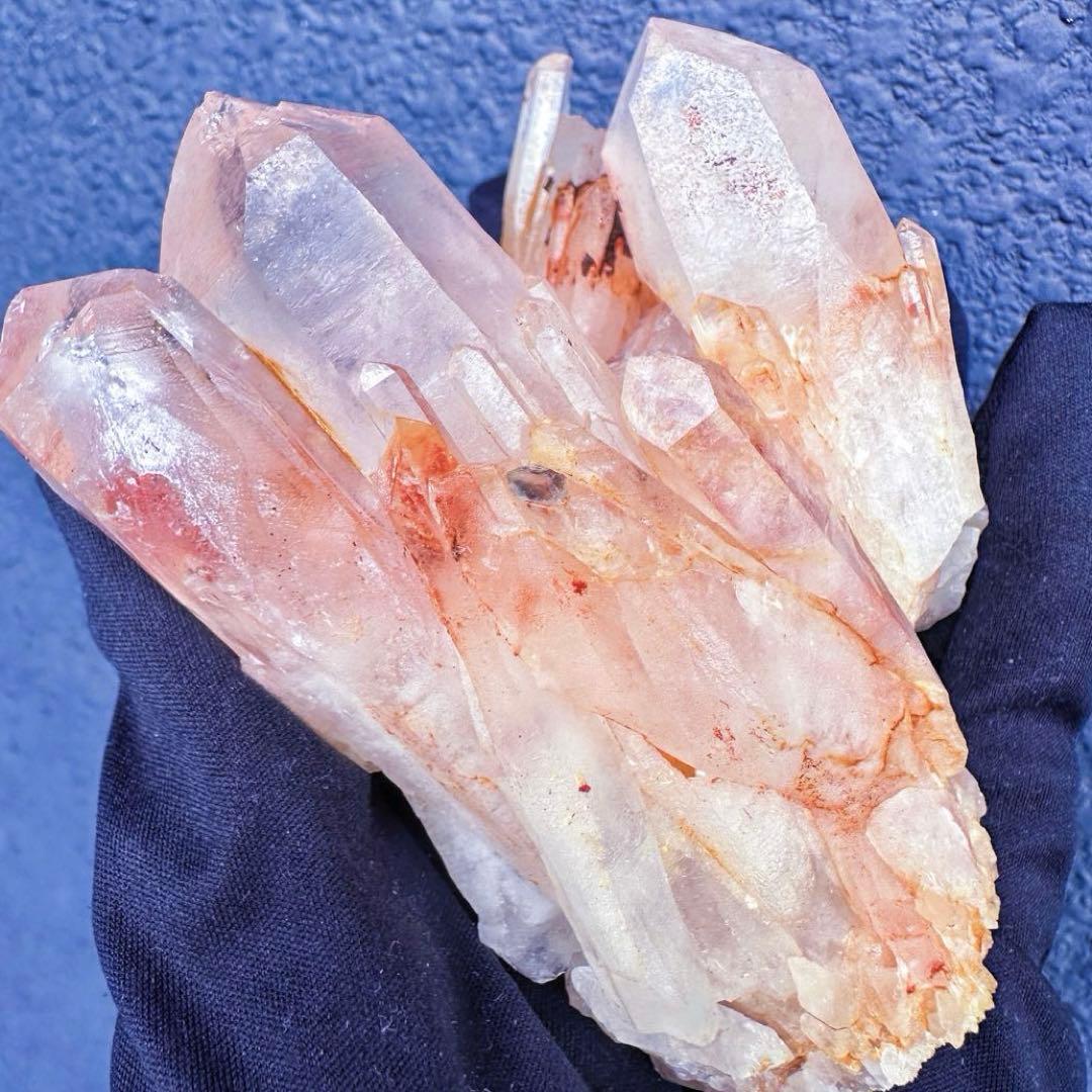 爆アレ❗️可愛いピンク♡超綺麗マダガスカル産パイナップルピンククラスターA1427