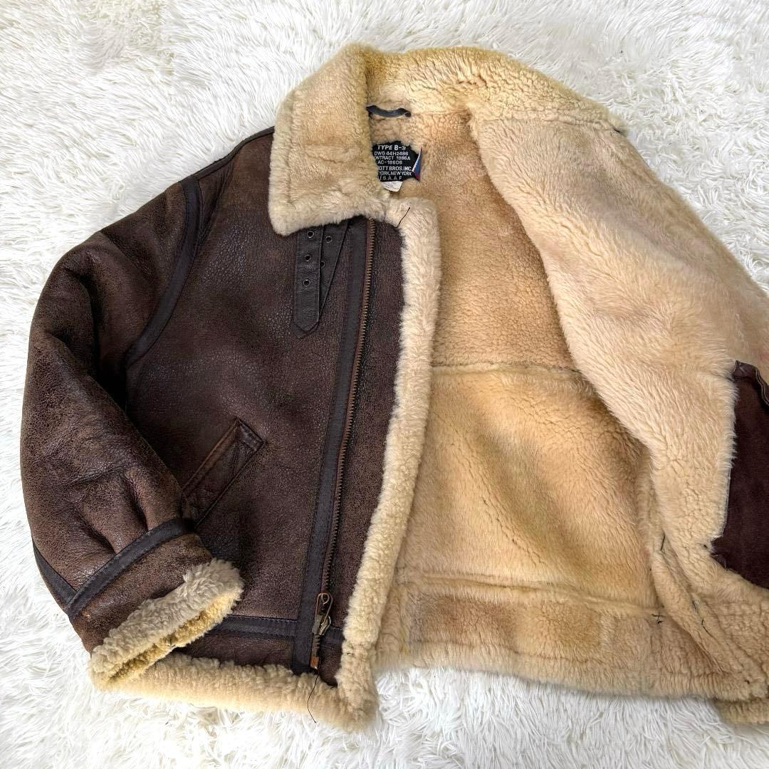 のりお様✨schott ショット B-3 ムートン フライトジャケット 42