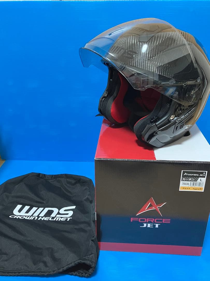 ウインズ【WINS】A ForceRS 12KJETフェイスガード付ヘルメット