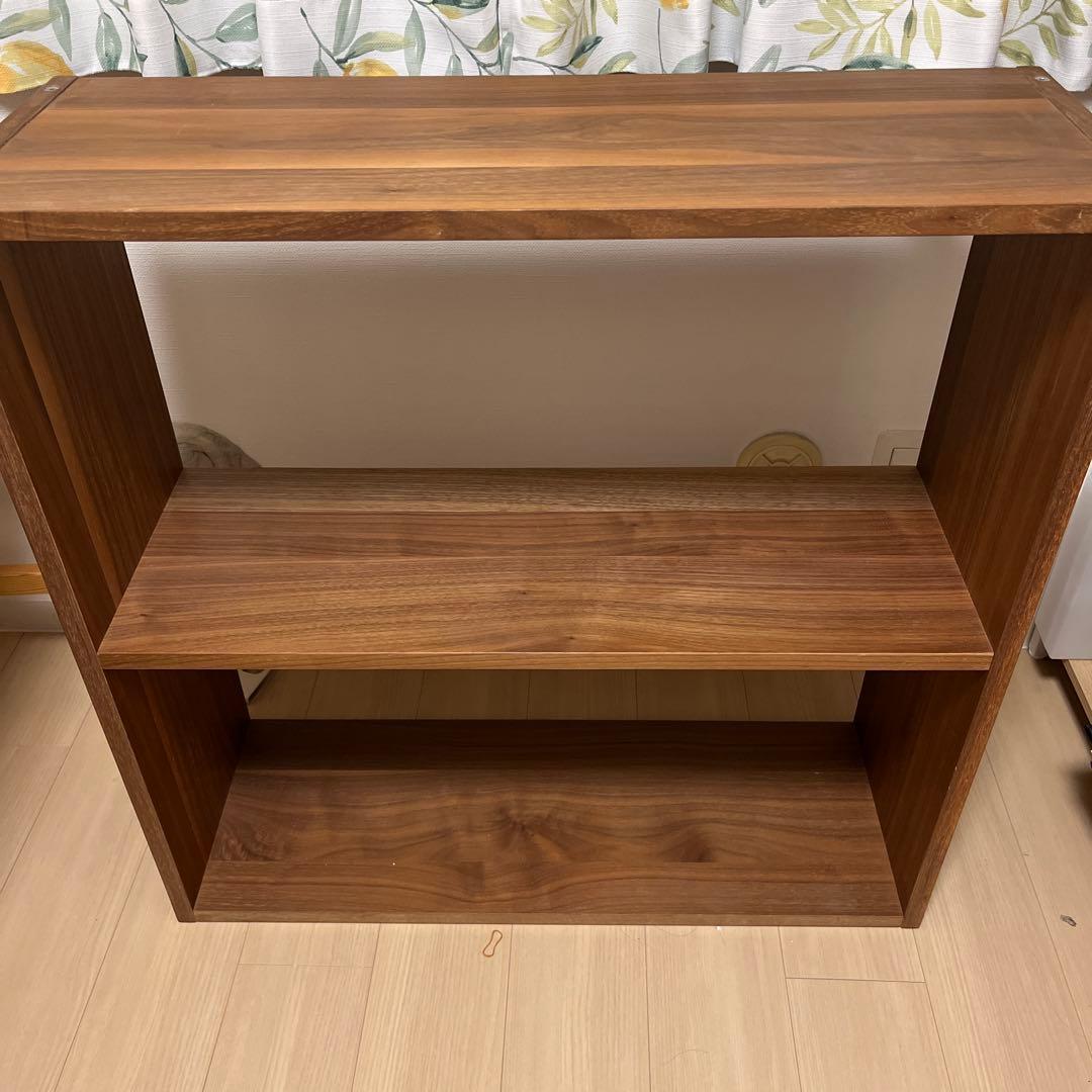 無印良品 スタッキングシェルフ ワイド2段 オーク材