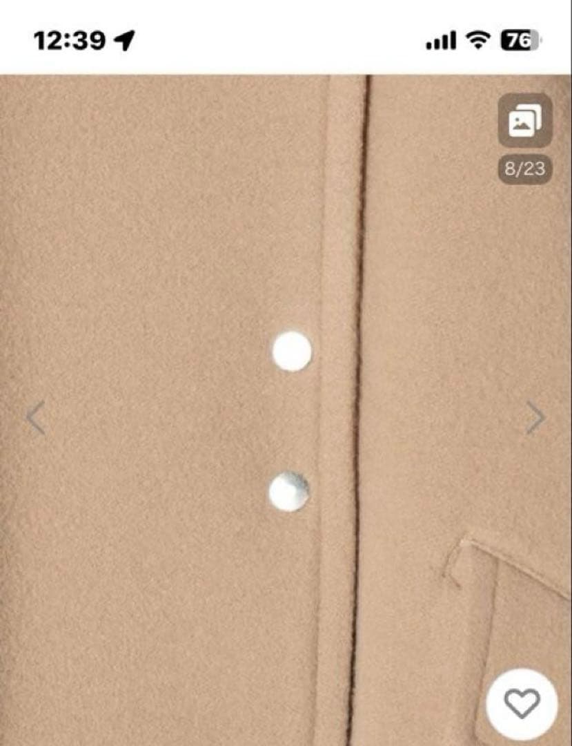 ステンカラーコート バルマカーンコクーン　SHIPS any