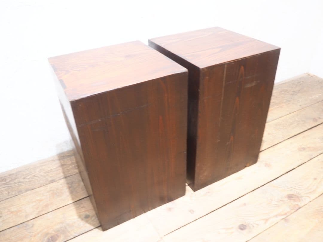 1217 2台セット　レトロな収納棚　飾り棚　本棚　ケース　古家具　アンティーク