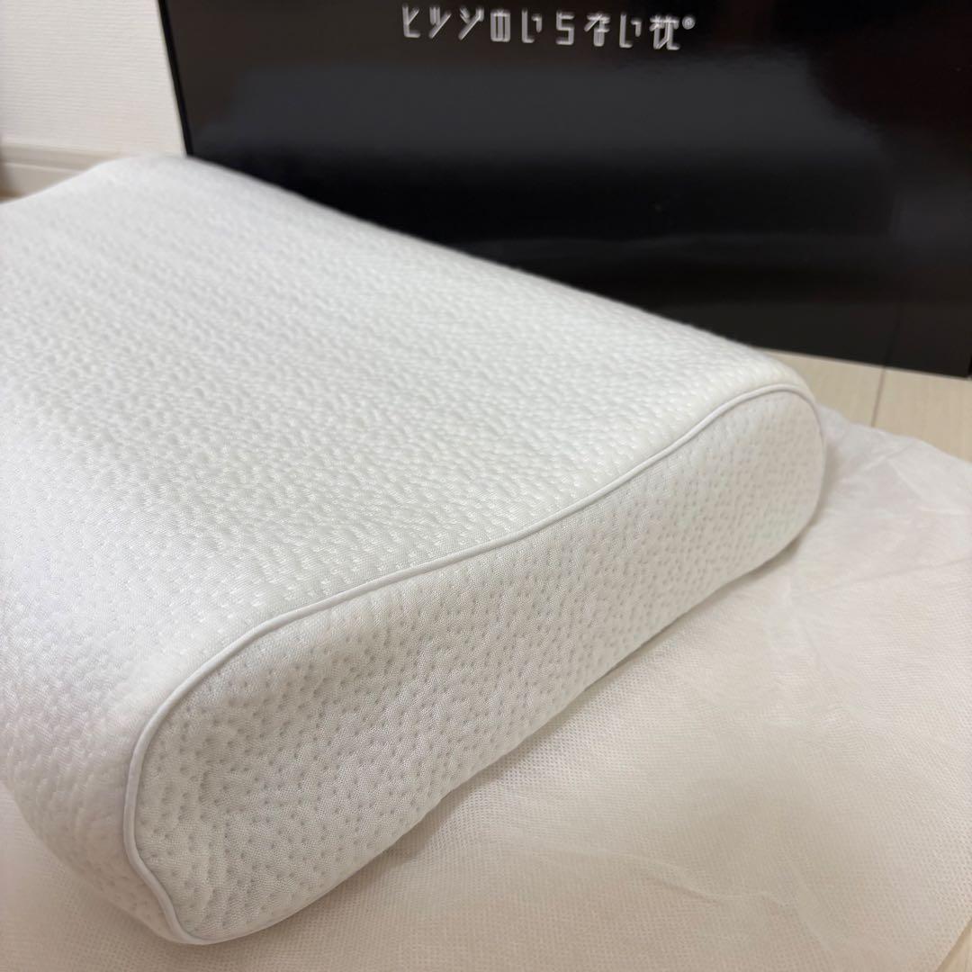 【美品】【殆ど未使用】ヒツジのいらない枕 至極 テンセル枕カバー付 丸洗いOK
