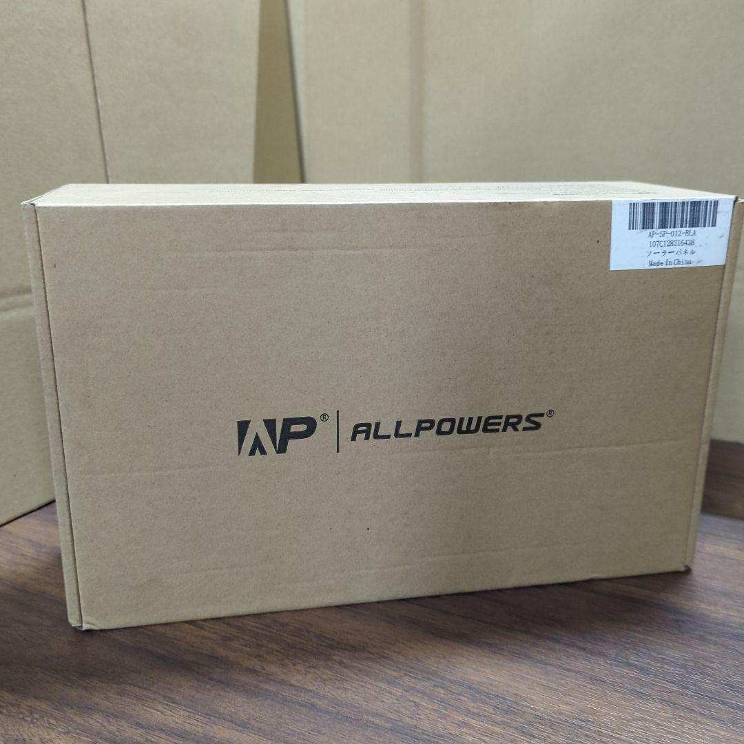 ALLPOWERS 100w ソーラーパネル　AP–SP–012-BLA 新品