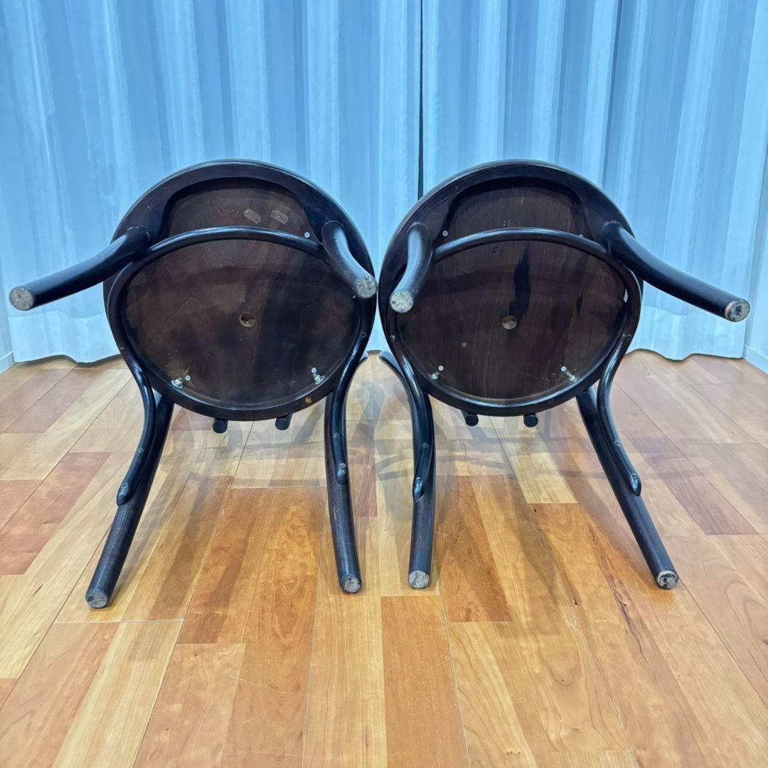 【名作曲げ木チェア✨】チェコ製ベントウッド 2脚セット ナチュラルモダン