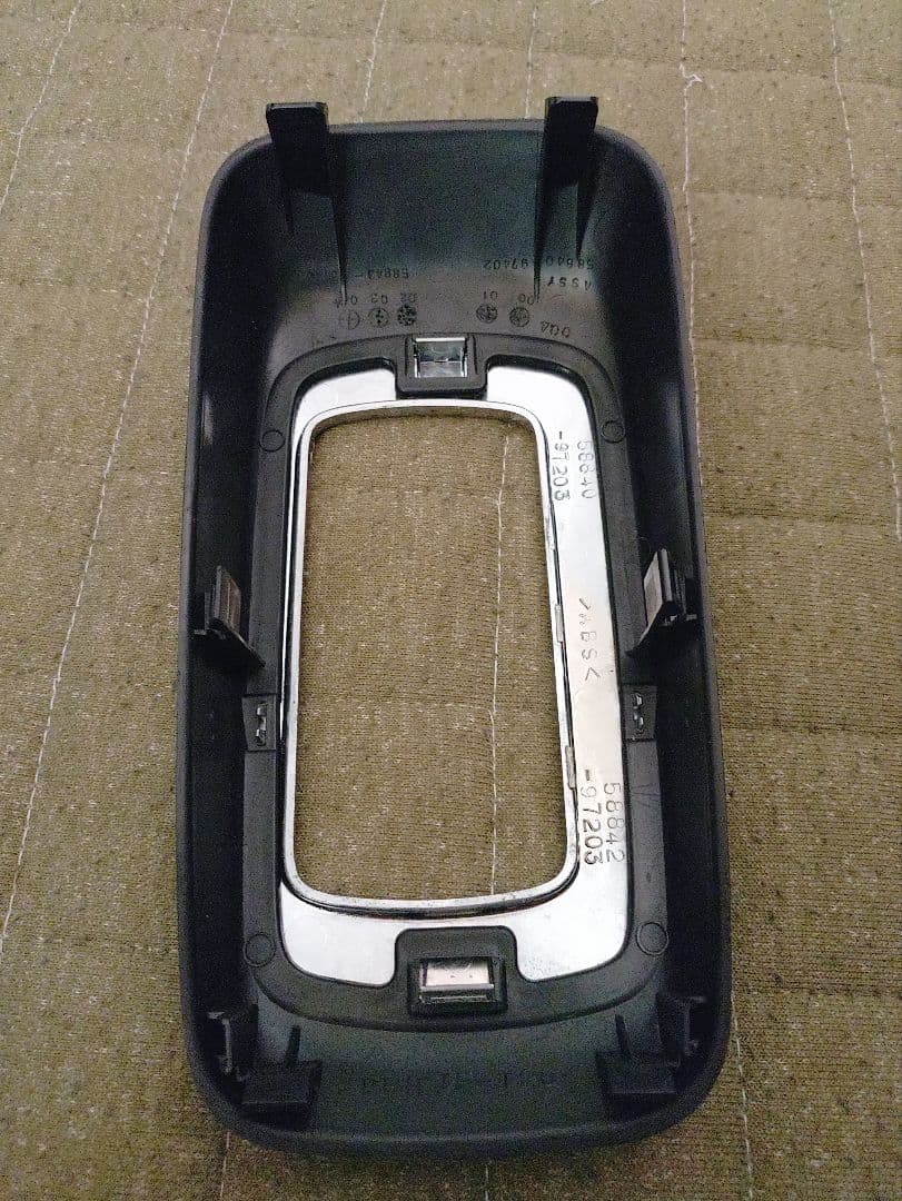 ミラジーノ　シフトパネル　黒木目