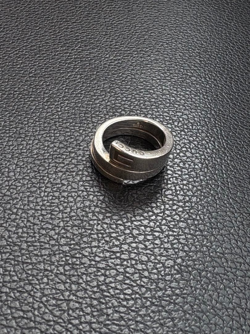 アクセサリー OLD GUCCI Spiral Ring Silver 925
